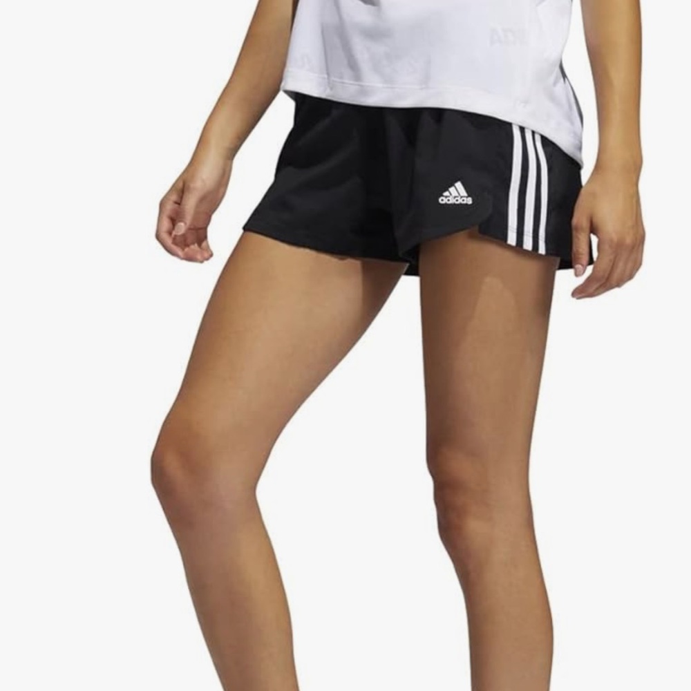 adidas Women's Pacer 3-stripes Woven Shorts, Perfect Condition